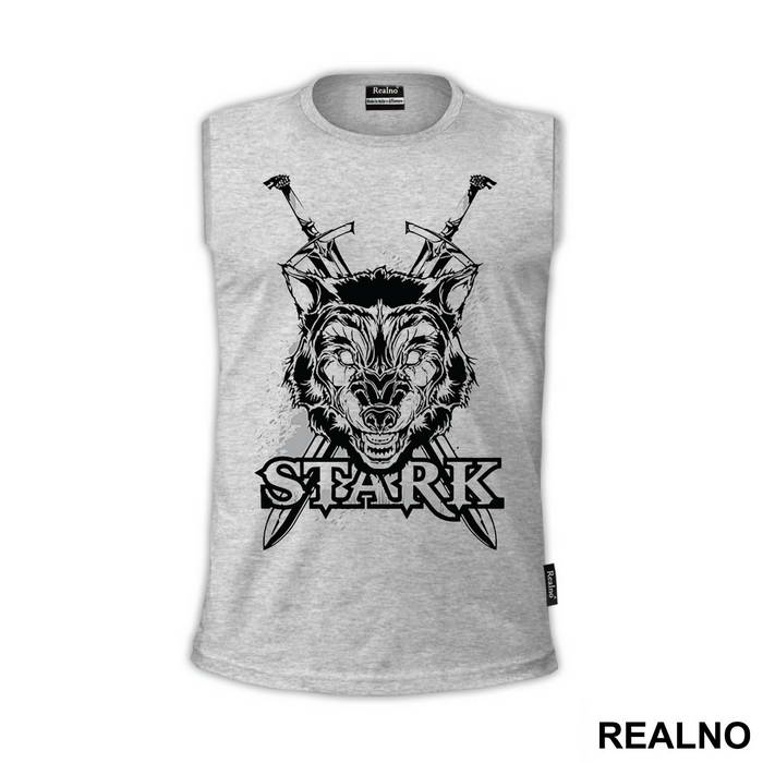 Wolf With Two Swords, House Stark - Game Of Thrones - GOT - Majica