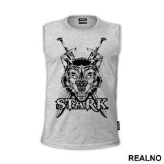 Wolf With Two Swords, House Stark - Game Of Thrones - GOT - Majica