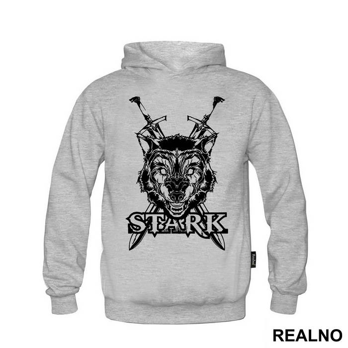 Wolf With Two Swords, House Stark - Game Of Thrones - GOT - Majica