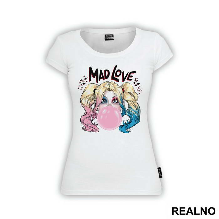 Mad Love Bubble Gum - Harley Quinn - Majica