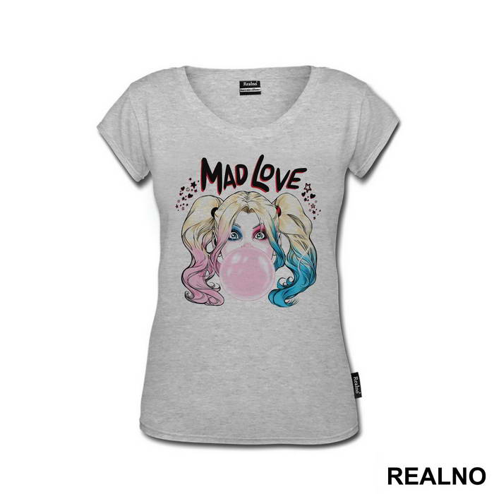Mad Love Bubble Gum - Harley Quinn - Majica