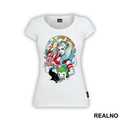 Holding Batman And Joker Illustration - Harley Quinn - Majica