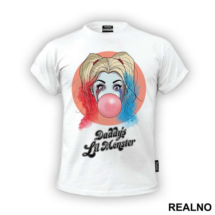 Daddy's Lil Monster Bubble Gum - Harley Quinn - Majica