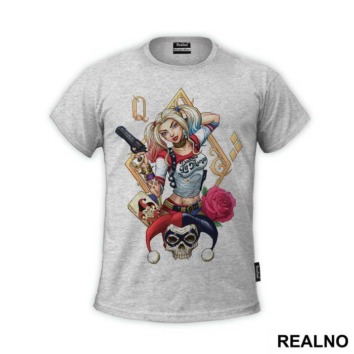 Holding A Gun - Harley Quinn - Majica