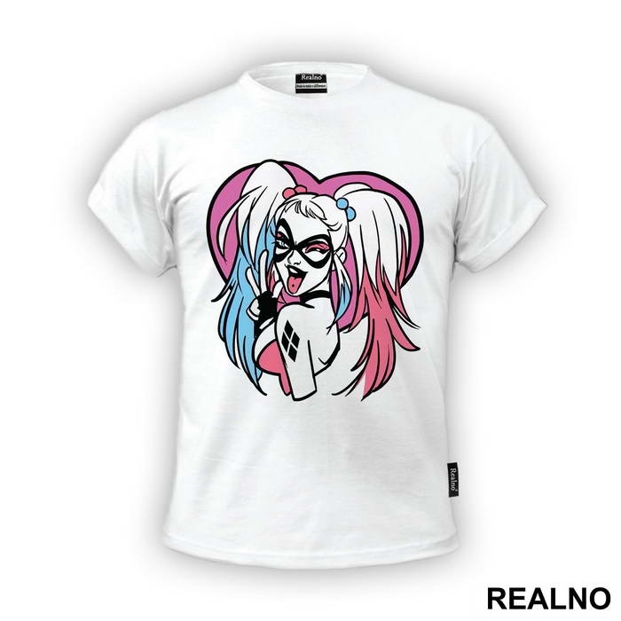 Winking - Harley Quinn - Majica
