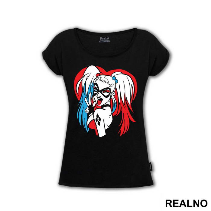 Winking - Harley Quinn - Majica