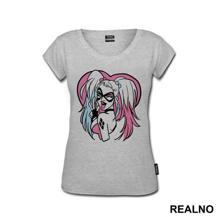 Winking - Harley Quinn - Majica