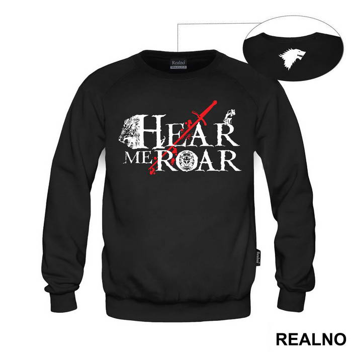 Hear Me Roar With Lion And Sword House Lannister - Game Of Thrones - GOT - Majica