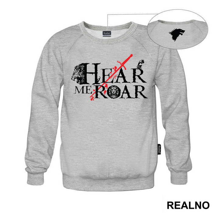 Hear Me Roar With Lion And Sword House Lannister - Game Of Thrones - GOT - Majica