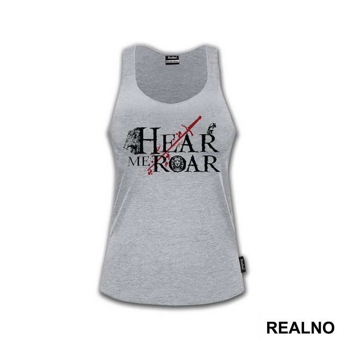 Hear Me Roar With Lion And Sword House Lannister - Game Of Thrones - GOT - Majica