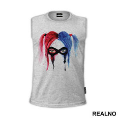 Watercolor Mask Painting - Harley Quinn - Majica