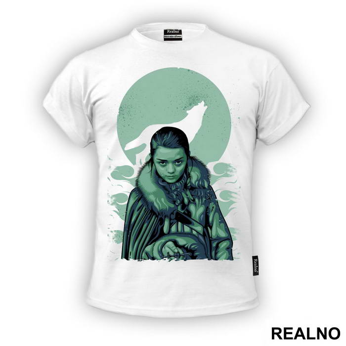 Arya Stark Green - House Stark - Game Of Thrones - GOT - Majica