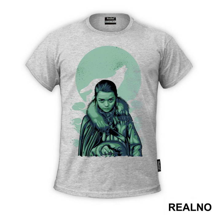Arya Stark Green - House Stark - Game Of Thrones - GOT - Majica