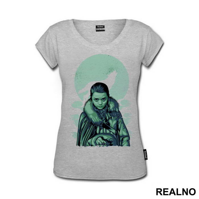 Arya Stark Green - House Stark - Game Of Thrones - GOT - Majica
