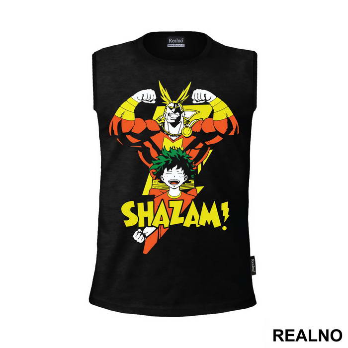 All Might And Deku Shazam - My Hero Academia - Majica
