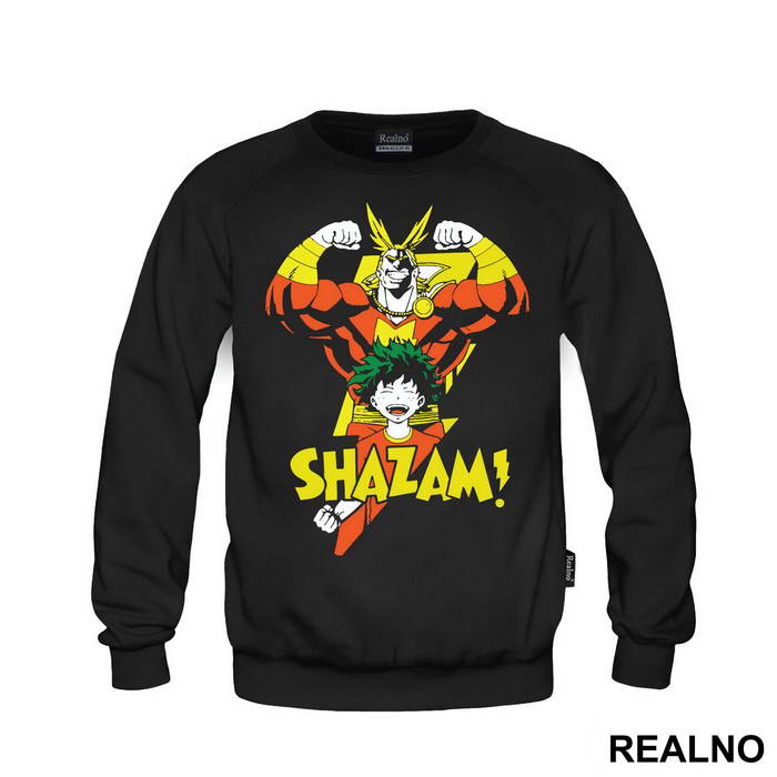 All Might And Deku Shazam - My Hero Academia - Majica