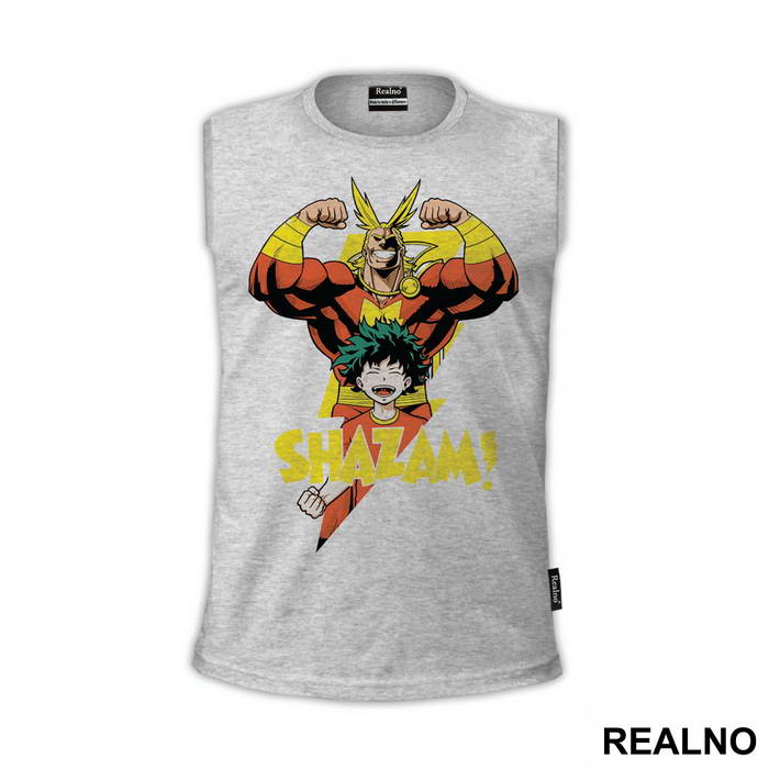 All Might And Deku Shazam - My Hero Academia - Majica