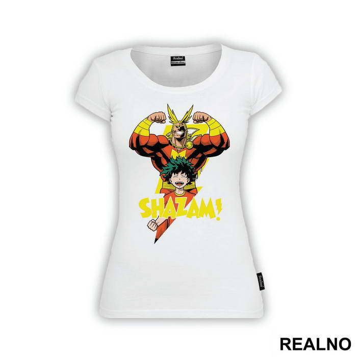 All Might And Deku Shazam - My Hero Academia - Majica