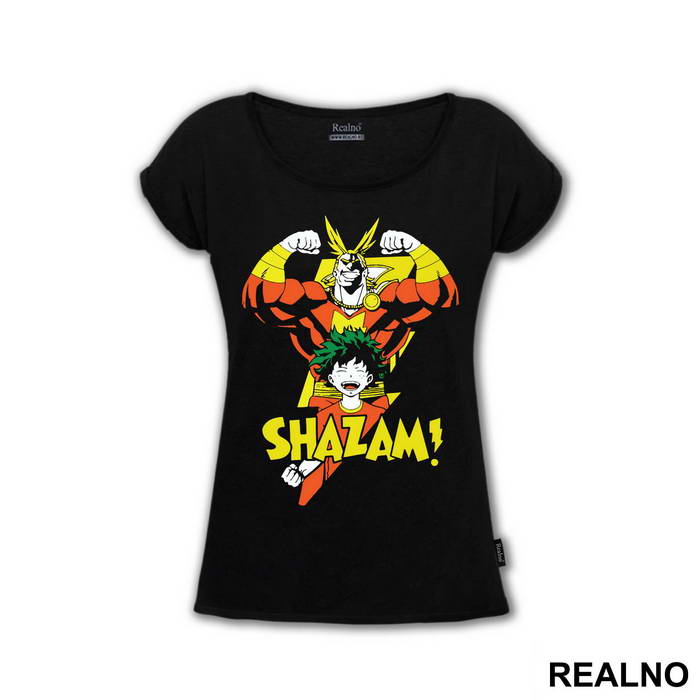 All Might And Deku Shazam - My Hero Academia - Majica