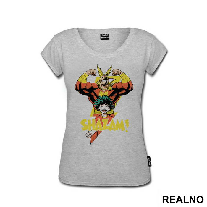 All Might And Deku Shazam - My Hero Academia - Majica