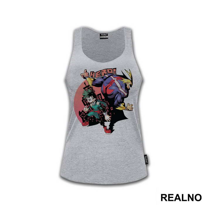Deku And All Might City - My Hero Academia - Majica