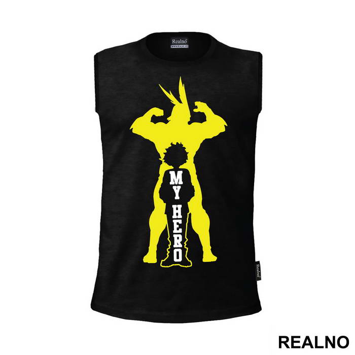 All Might And Deku Silhouette - My Hero Academia - Majica