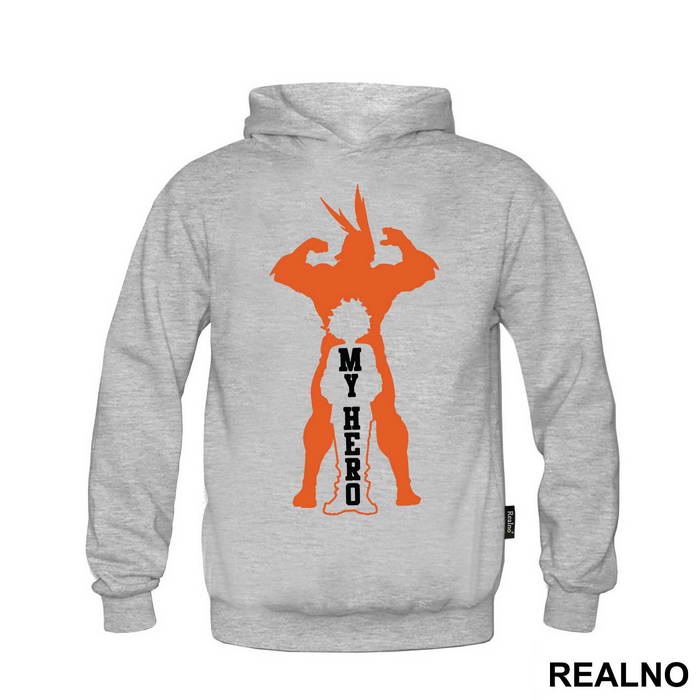 All Might And Deku Silhouette - My Hero Academia - Majica