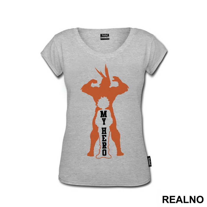 All Might And Deku Silhouette - My Hero Academia - Majica
