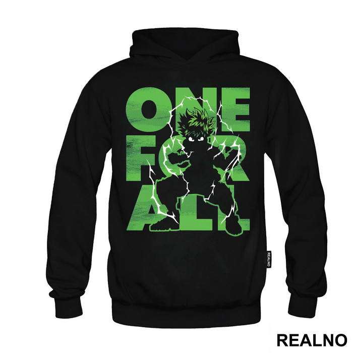 One For All Deku Silhouette - My Hero Academia - Majica