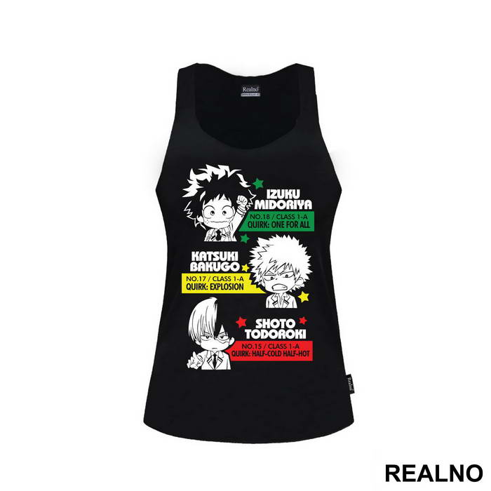 Chibi Deku, Bakugo And Todoroki - My Hero Academia - Majica