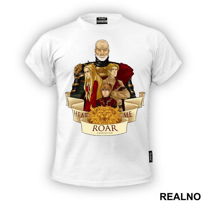 Hear Me Roar, Full House Lannister - Game Of Thrones - GOT - Majica