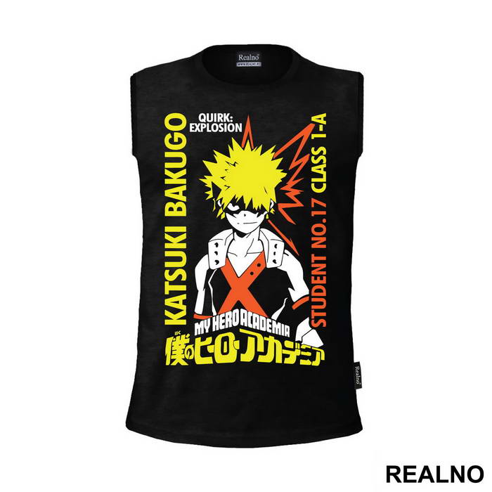 Bakugo Student No. 17 - My Hero Academia - Majica