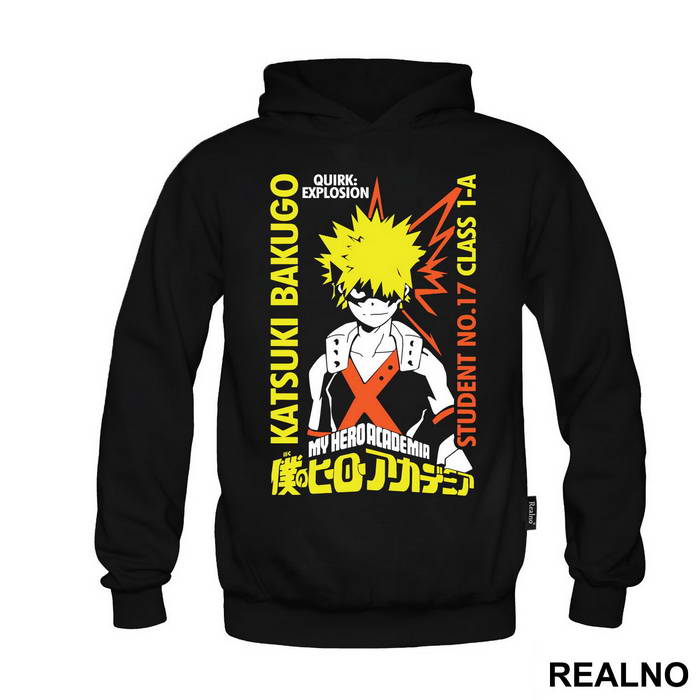 Bakugo Student No. 17 - My Hero Academia - Majica