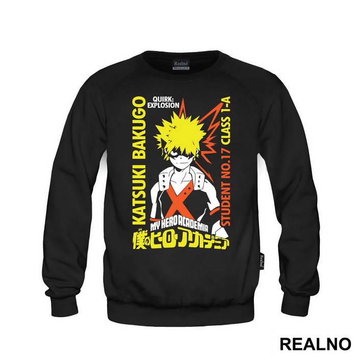 Bakugo Student No. 17 - My Hero Academia - Majica