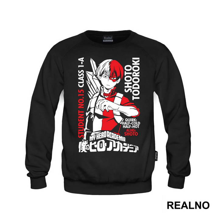 Shoto Student No. 15 - My Hero Academia - Majica