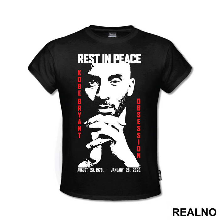 Rest In Peace Kobe Bryant - NBA - Košarka - Majica