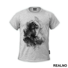 Arya Stark Black And White - House Stark - Game Of Thrones - GOT - Majica