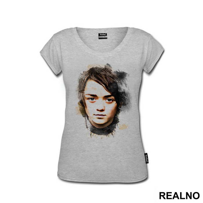 Arya Stark Portrait - House Stark - Game Of Thrones - GOT - Majica