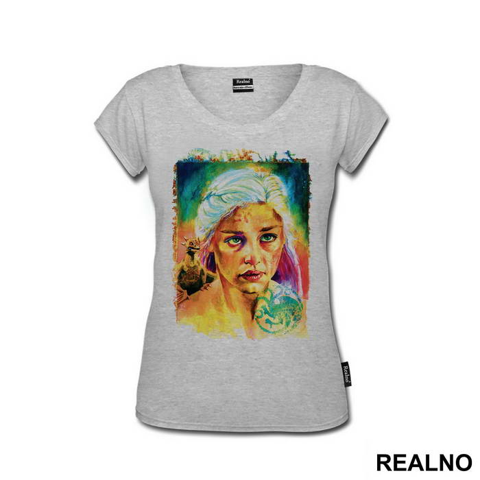 Khaleesi With The Dragon Vivid - House Targaryen - Game Of Thrones - GOT - Majica