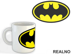 Logo - Black And Yellow - 1966 - Batman - Šolja