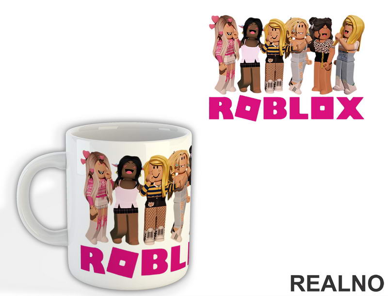 Girls - Pink - Roblox - Šolja