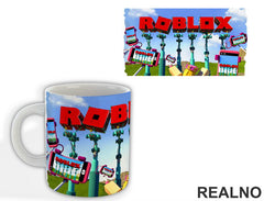 Phones And Logo - Roblox - Šolja