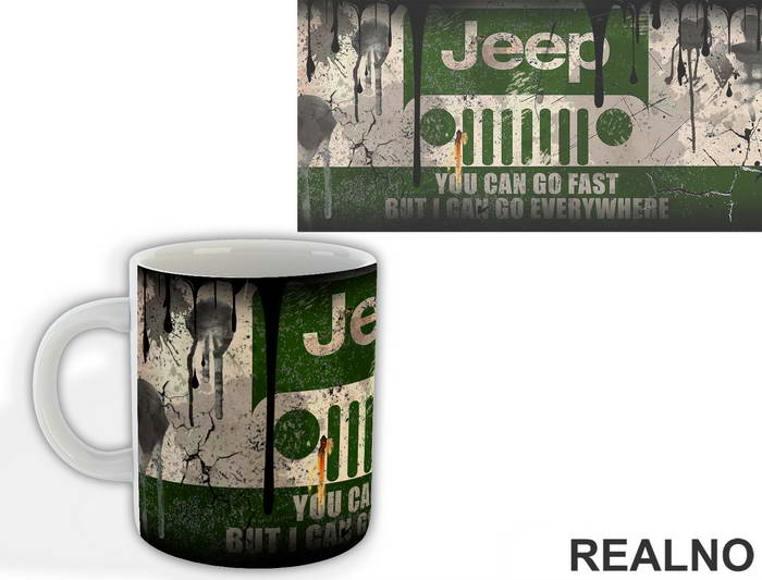 Jeep - Dark - Auto - Car - Šolja