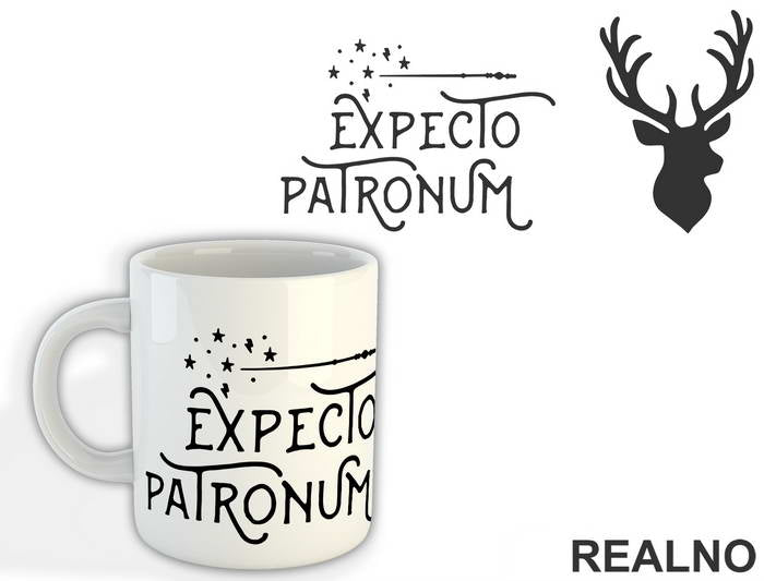 Expecto Patronum - Wand - Harry Potter - Šolja