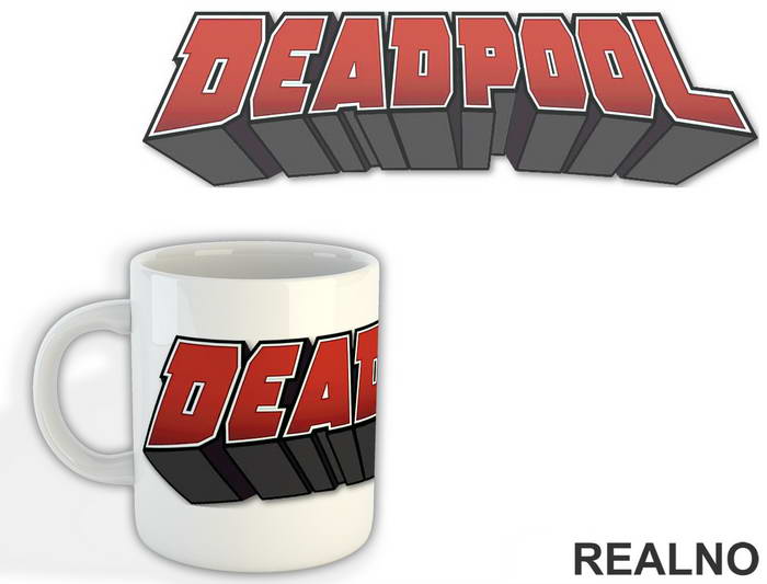 Red Logo - Deadpool - Šolja