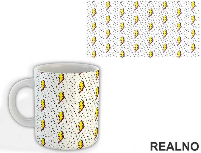 Logo - Yellow - Flash - Šolja