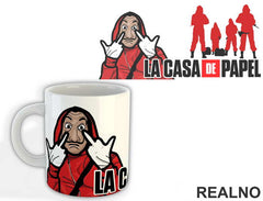 Middle Finger - La Casa de Papel - Money Heist - Šolja