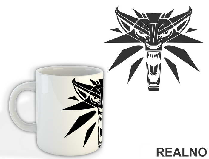 Black Logo - The Witcher - Šolja