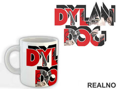 Logo - Face And Pistol - Dylan Dog - Šolja