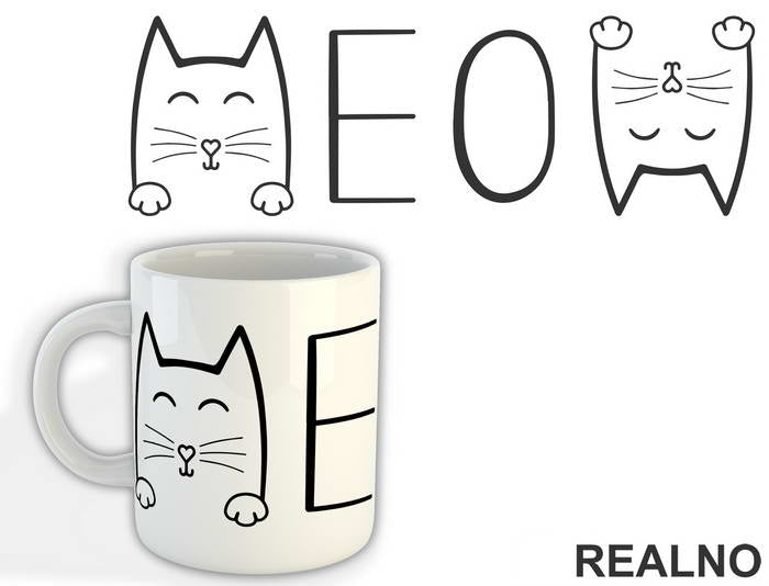 Meow Cat - Mačke - Šolja